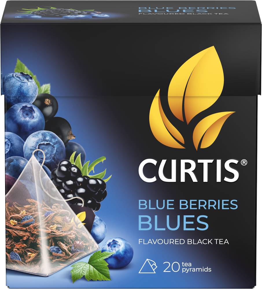 CURTIS Blue Berries Blues - Crni čaj sa šumskim voćem, 20x1.8g