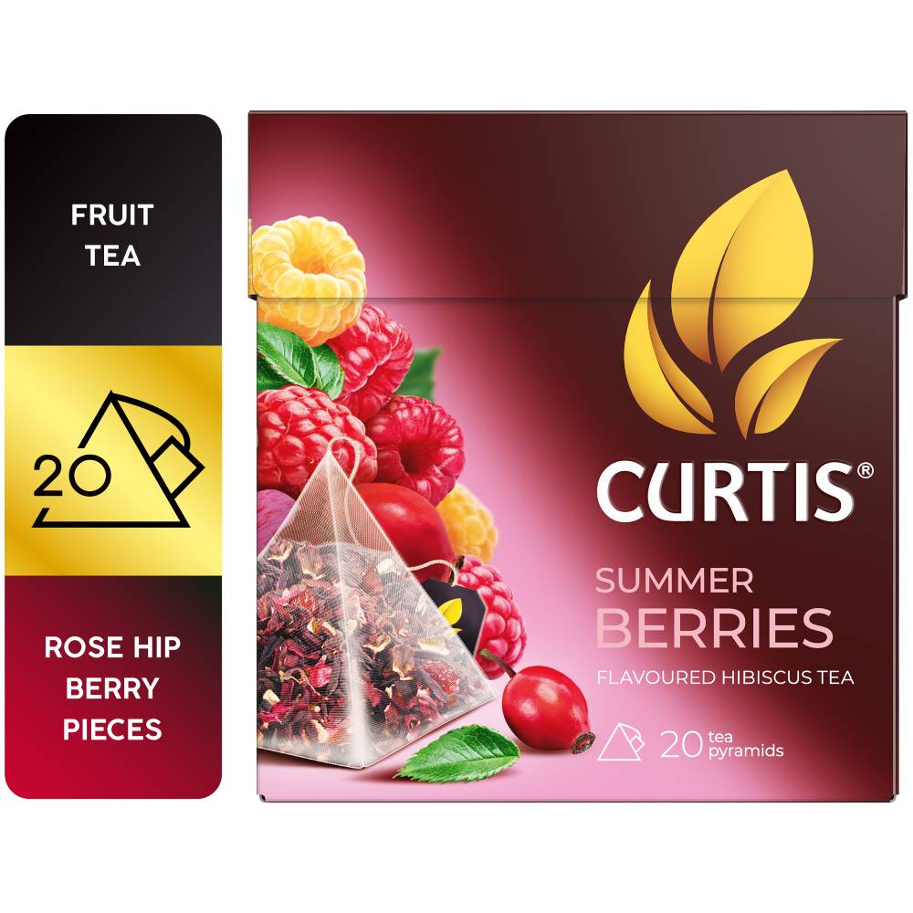 CURTIS Summer Berries - Biljni čaj sa komadićima voća 20х1,7 g