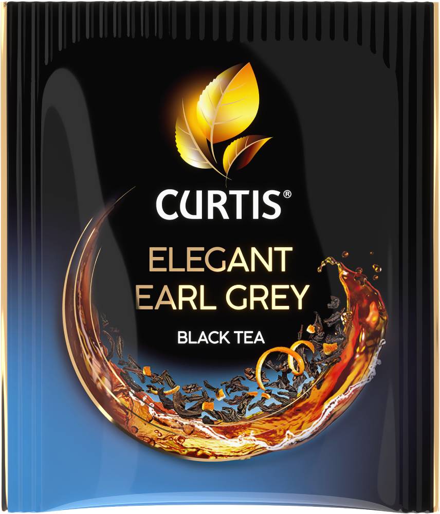 CURTIS Elegant Earl Grey - Crni čaj sa aromom bergamota i korom citrusa, 25 x 1,7g