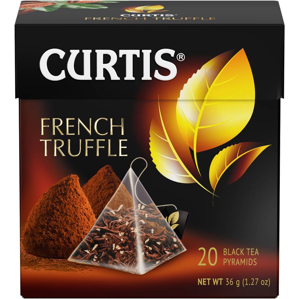 CURTIS French Truffle - Crni čaj sa aromom čokoladnog francuskog tartufa 20х1,8 g
