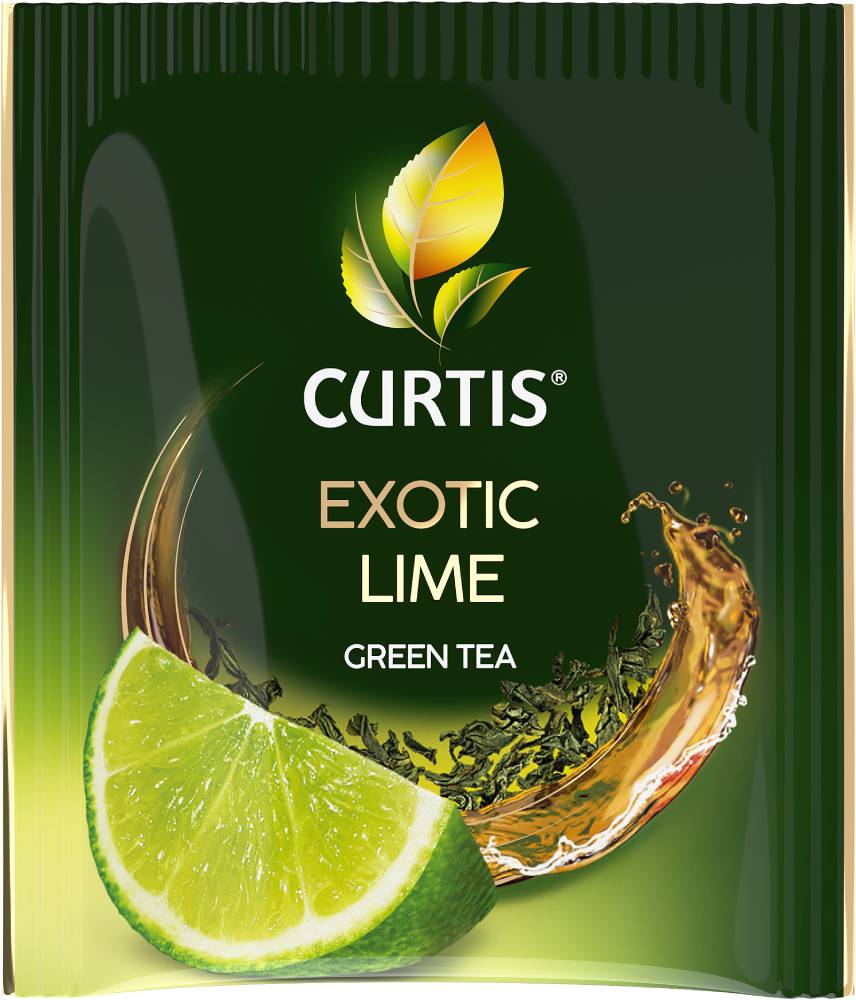 CURTIS Exotic Lime - Zeleni čaj sa aromom kafirske limete, limuna i korom citrusa, 25 x 1,5g