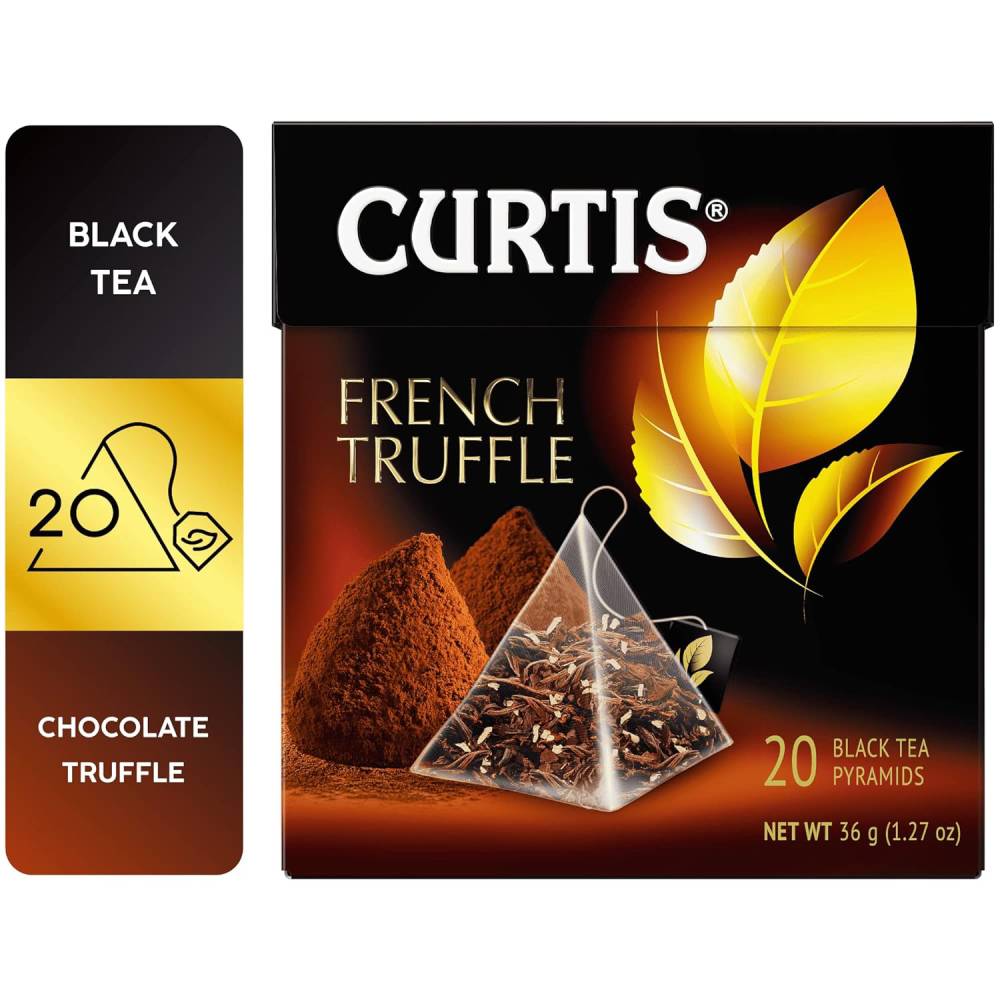 CURTIS French Truffle - Crni čaj sa aromom čokoladnog francuskog tartufa 20х1,8 g