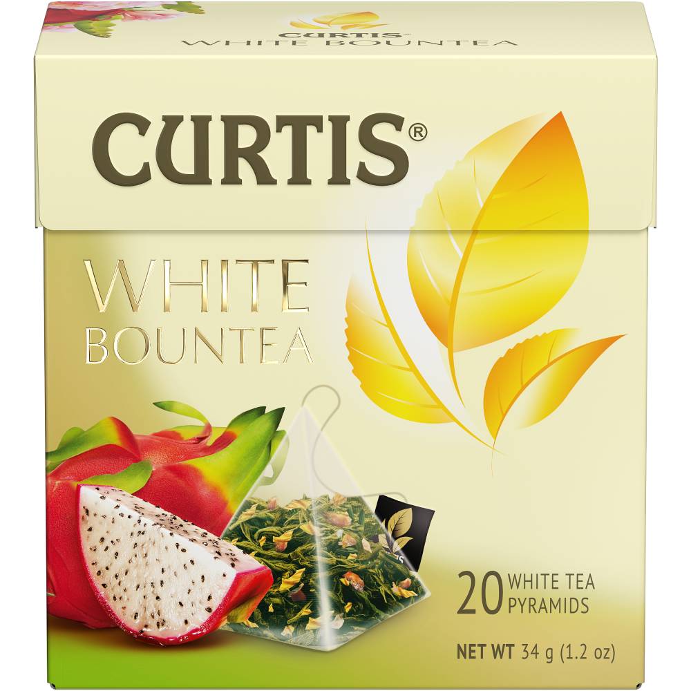 CURTIS White Bountea - Beli čaj sa aromom pitaje 20х1,7 g