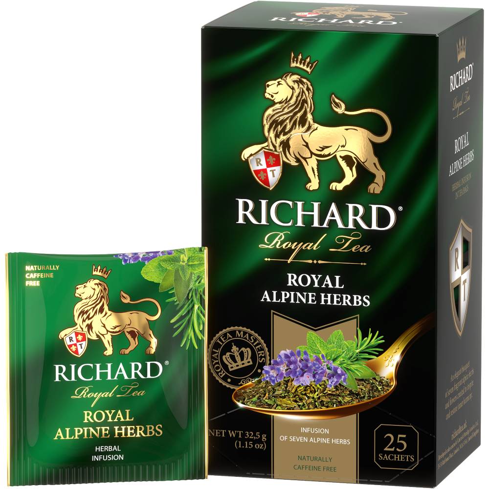 RICHARD Royal Alpine Herbs – Čaj od alpskih biljaka, 25 kesica