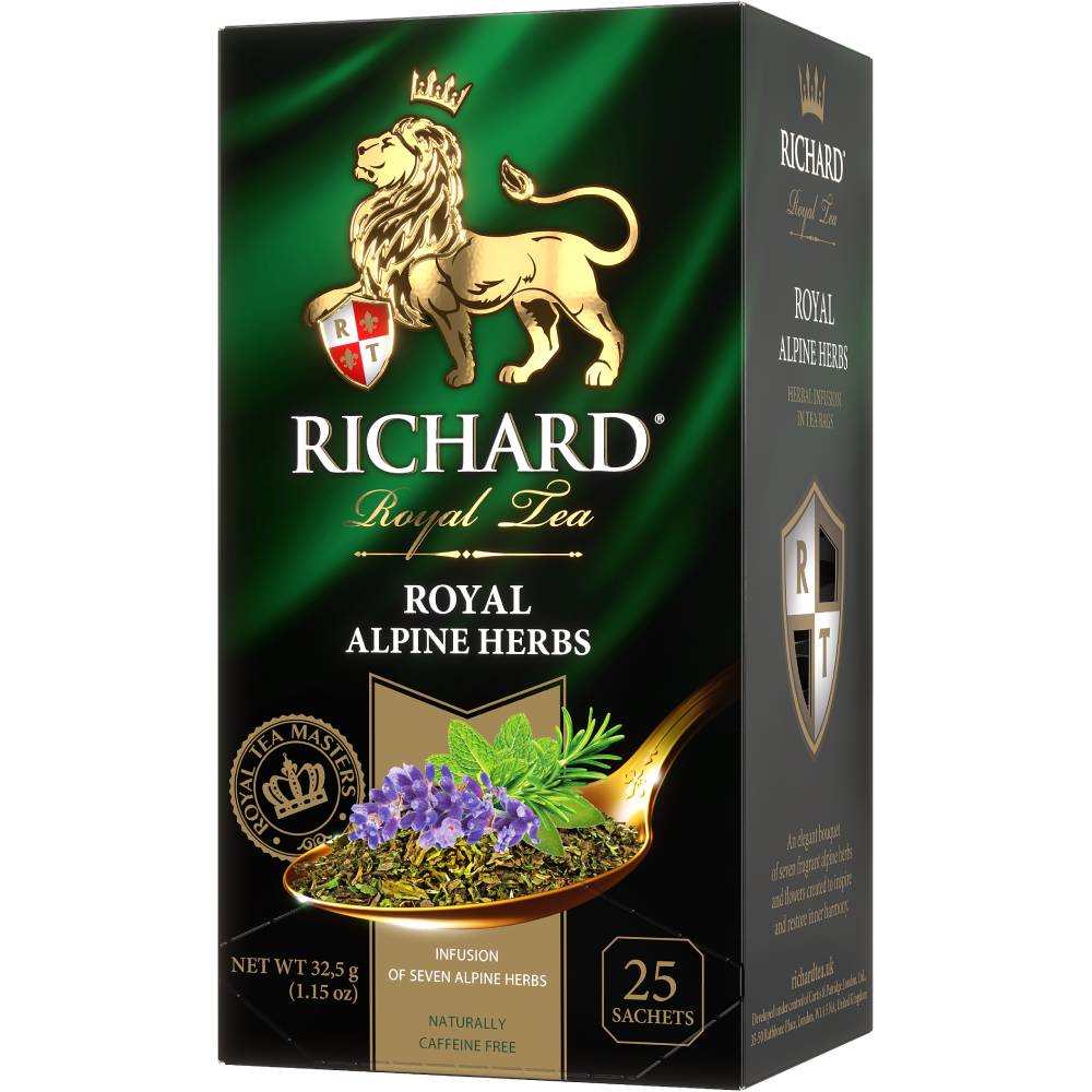 RICHARD Royal Alpine Herbs – Čaj od alpskih biljaka, 25 kesica