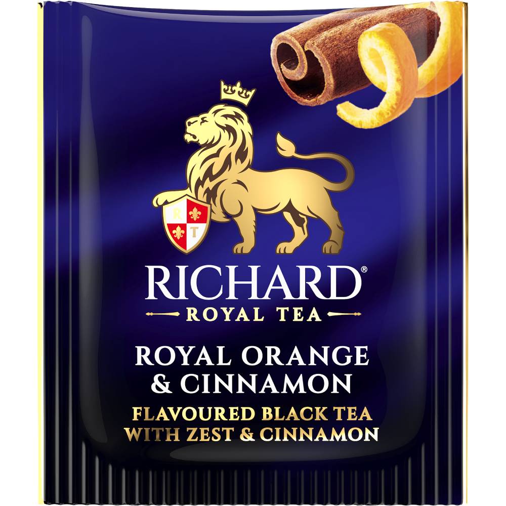 RICHARD Royal Orange & Cinnamon - Crni čaj sa narandžom i cimetom, 25 kesica