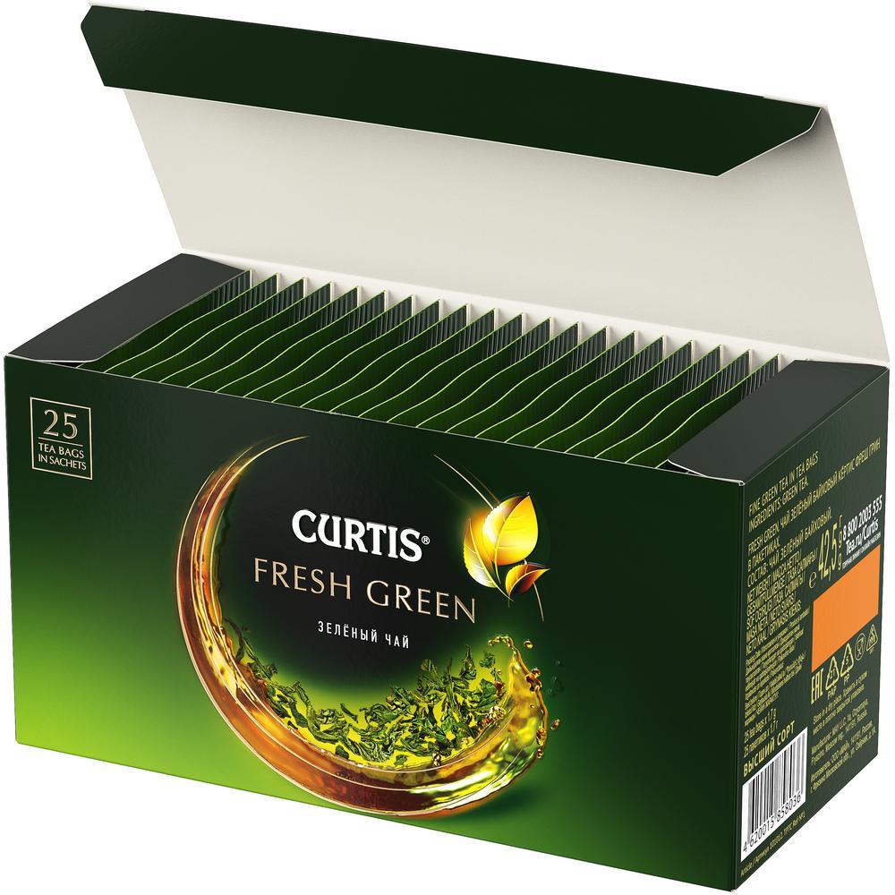 CURTIS Fresh Green - Zeleni čaj, 25 x 1,7g