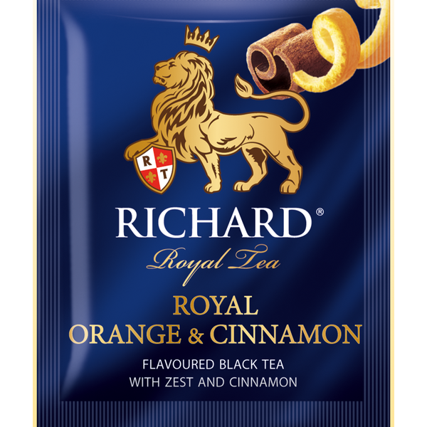 RICHARD Royal Orange & Cinnamon - Crni čaj sa narandžom i cimetom, 25 kesica