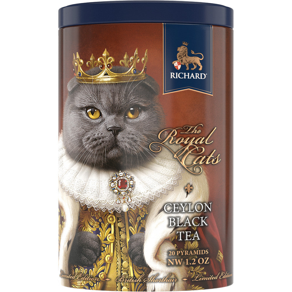 RICHARD Royal Cats, British Shorthair - Crni čaj, 20 kesica