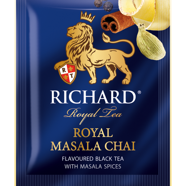 RICHARD Royal Masala Chai - Indijski crni čaj sa djumbirom, cimetom i kardamonom, 25 kesica