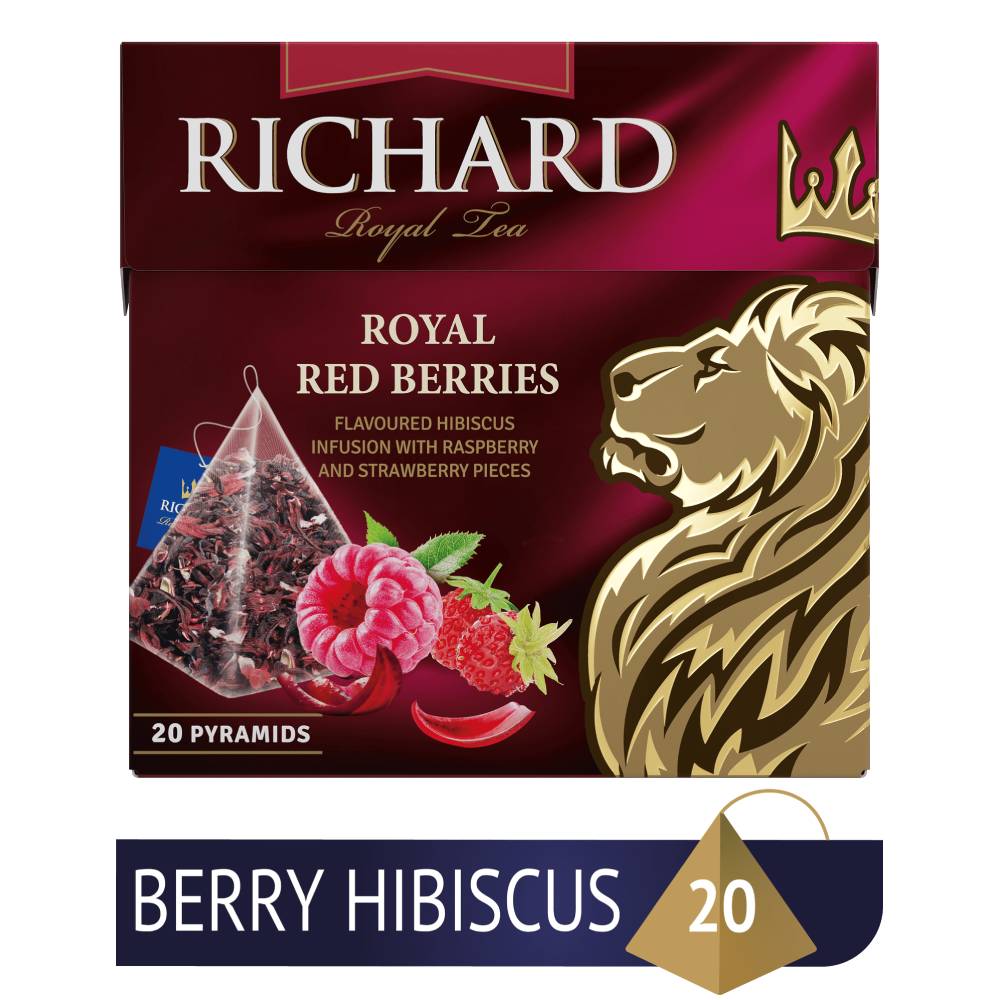 RICHARD Royal Red Berries - Voćno-biljni čaj sa komadićima voća, 20 kesica