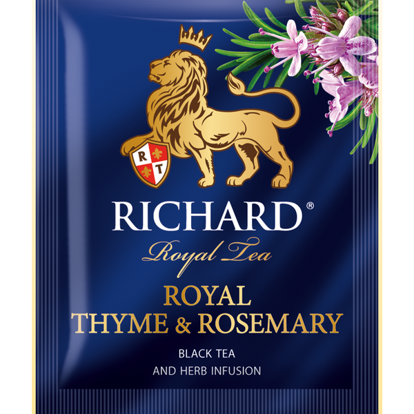 RICHARD Royal Thyme & Rosemary - Crni čaj sa timijanom i ruzmarinom, 25 kesica
