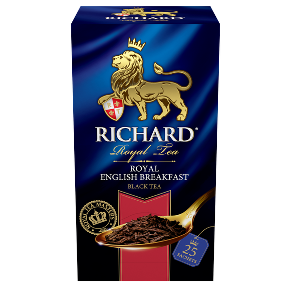 RICHARD Royal English Вreakfast - Mešavina kenijskog, indijskog i cejlonskog crnog čaja, 25 kesica