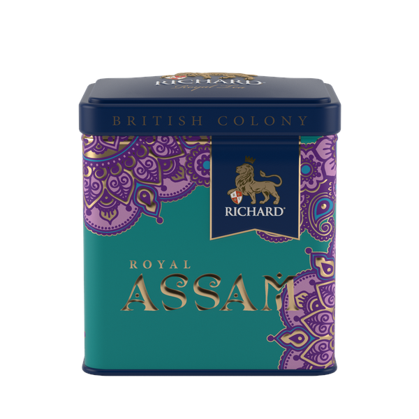 RICHARD British Colony Royal Assam - Crni indijski čaj krupnog lista, 50g rinfuz, metalna kutija