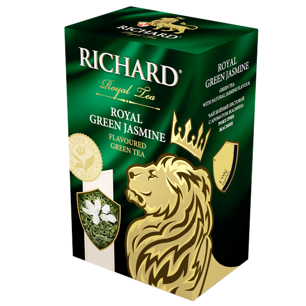 RICHARD Royal Green Jasmine - Zeleni čaj krupnog lista sa jasminom, 90g rinfuz